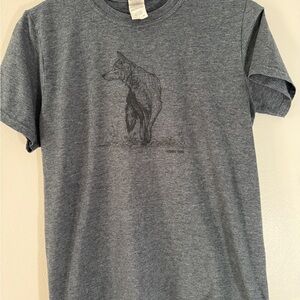 Heather Gray Coyote Graphic Tee
